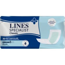 PANNOLONE RETTANGOLARE LINES SPECIALIST CLASSIC SENZA BARRIERA 30 PEZZI