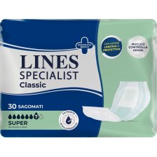 PANNOLONE LINES SPECIALIST CLASSIC SAGOMATO SUPER 30 PEZZI