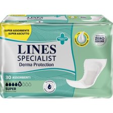 PANNOLONE LINES SPECIALIST DERMA SAGOMATO ANATOMICO SUPER 30PEZZI