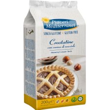 PIACERI MEDITERRANEI CROSTATINA CON CREMA DI NOCCIOLA 4 X 50G