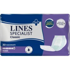 PANNOLONE PER INCONTINENZA LINES SPECIAL CLASSIC SAGOMATO MAXI 30 PEZZI
