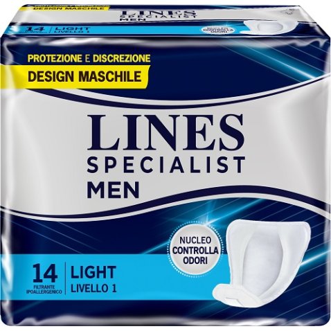 PANNOLONI LINES SPECIALIST MEN LIVELLO 1 14 PEZZI