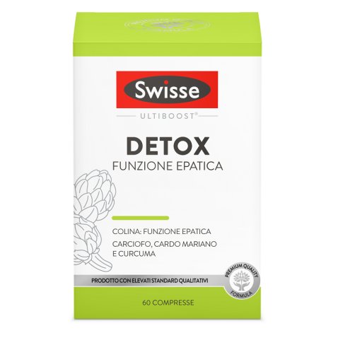 SWISSE DETOX FUNZIONE EPATICA 60 COMPRESSE DA 1085 MG SWISSE DETOX FUNZIONE EPATICA 60 COMPRESSE DA 1085 MG