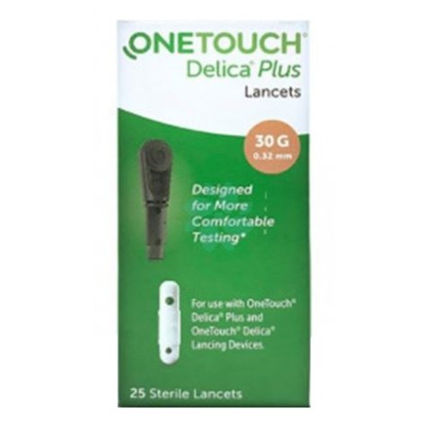 LANCETTE PUNGIDITO ONETOUCH DELICA PLUS 25 PEZZI LANCETTE PUNGIDITO ONETOUCH DELICA PLUS 25 PEZZI
