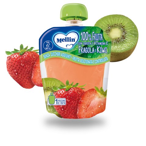 MELLIN POUCH FRAGOLA KIWI 90 G MELLIN POUCH FRAGOLA KIWI 90 G