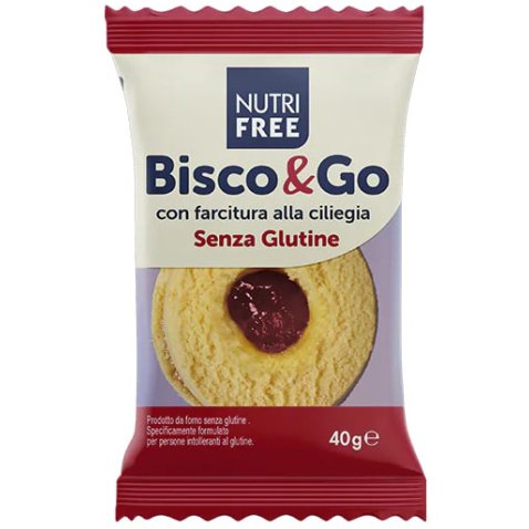NUTRIFREE BISCO&GO CON FARCITURA ALLA CILIEGIA 40 G