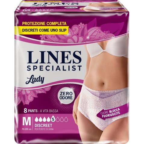 LINES SPECIALIST PANTS DISCREET M FARMA 8 PEZZI