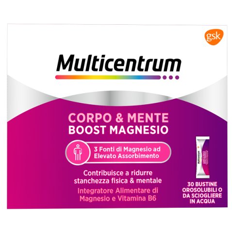 MULTICENTRUM BOOST MAGNESIO 30 BUSTINE