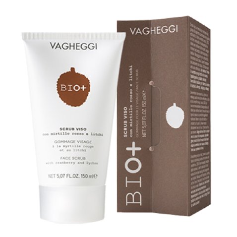 BIO+ SCRUB VISO CON MIRTILLO ROSSO E LITCHI 150 ML