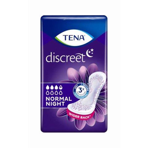 ASSORBENTE TENA DISCREET NORMAL NIGHT 10 PEZZI ASSORBENTE TENA DISCREET NORMAL NIGHT 10 PEZZI