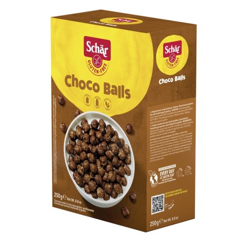SCHAR CHOCO BALLS CEREALI SENZA LATTOSIO 250 G SCHAR CHOCO BALLS CEREALI SENZA LATTOSIO 250 G