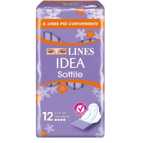 LINES IDEA SOTTILI RIPIEGATI ALI 12 PEZZI