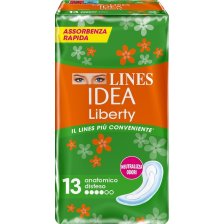 LINES IDEA LIBERTY DWCT ANATOMICI 13 PEZZI