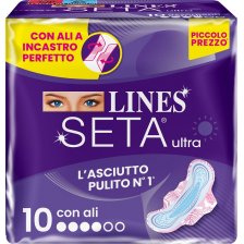 LINES SETA ULTRA ASSORBENTI ALI DWCT 10 PEZZI