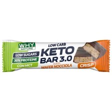 WHYNATURE KETO 3,0 WAFER NOCCIOLA CRISP 30 G WHYNATURE KETO 3,0 WAFER NOCCIOLA CRISP 30 G
