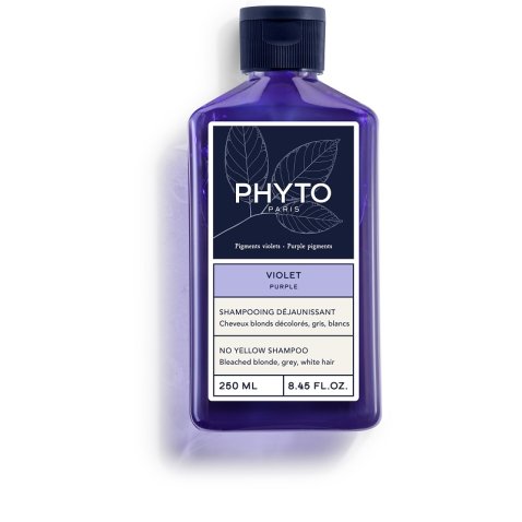 PHYTO PARIS VIOLET SHAMPOO ANTI GIALLO PER CAPELLI BIONDI DECOLORATI GRIGI BIANCHI 250 ML
