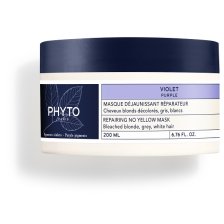 PHYTO PARIS VIOLET MASCHERA ANTI GIALLO RIPARATRICE PER CAPELLI BIONDI DECOLORATI GRIGI BIANCHI 200 ML