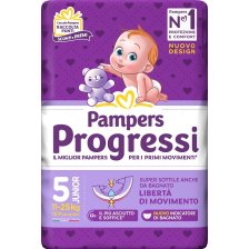PAMPERS PROGRESSI JUNIOR 18 PEZZI PAMPERS PROGRESSI JUNIOR 18 PEZZI