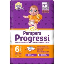 PAMPERS PROGRESSI XL 17 PEZZI PAMPERS PROGRESSI XL 17 PEZZI