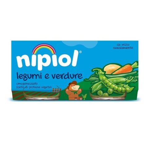 NIPIOL OMOGENEIZZATO LEGUMI E VERDURE 2 PEZZI DA 80 G NIPIOL OMOGENEIZZATO LEGUMI E VERDURE 2 PEZZI DA 80 G