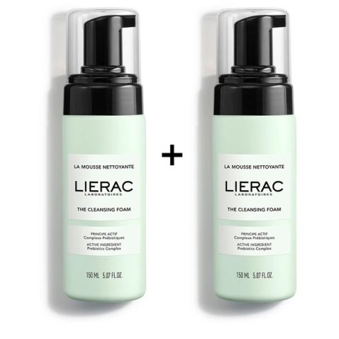 LIERAC DUO MOUSSE STRUCCANTE 150 ML 2 CONFEZIONI