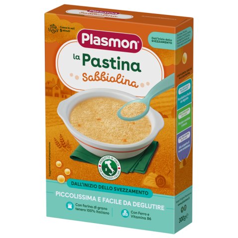 PLASMON PASTA SABBIOLINA 300 G PLASMON PASTA SABBIOLINA 300 G