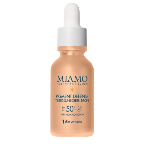 MIAMO NEW FORMULA MIAMO SKIN CONCERNS PIGMENT DEFENSE TINTEDSUNSCREEN DROPS SPF50+ 30 ML