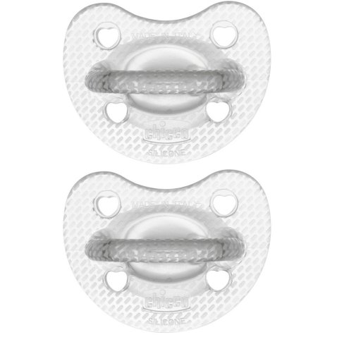 CHICCO GOMMOTTO SILICONE CRYSTAL 6-16 MESI 2 PEZZI
