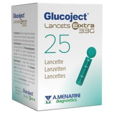 LANCETTA PUNGIDITO GLUCOJET EXTRA GAUGE 33 25 PEZZI