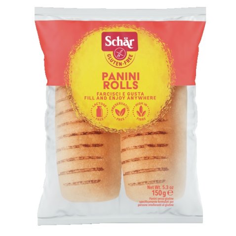 SCHAR PANINI ROLLS 2 PEZZI DA 75 G SCHAR PANINI ROLLS 2 PEZZI DA 75 G