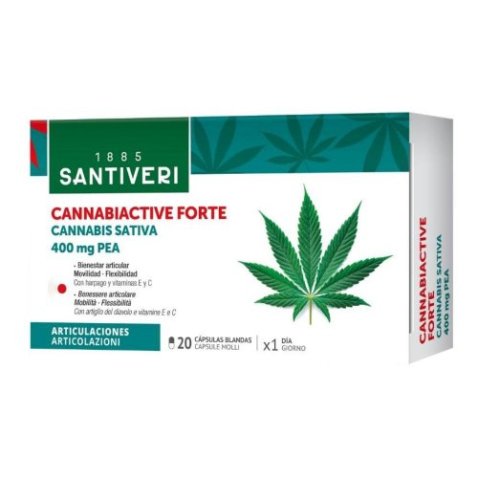 CANNABIACTIVE FORTE PEA 400 MG 20 CAPSULE MOLLI